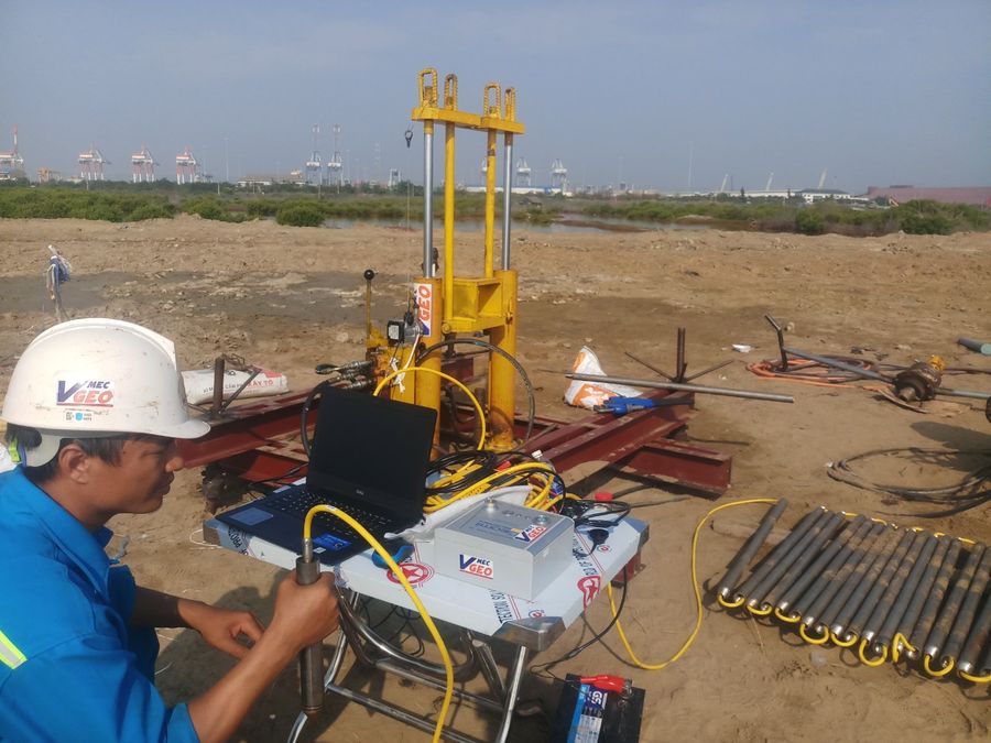 Thí nghiệm xuyên tĩnh điện (CPTu)